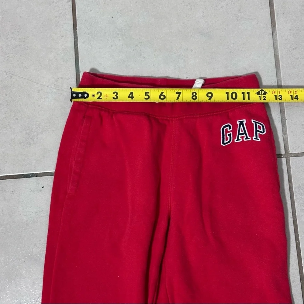 GAP Kids‎ Unisex Red Jogger Drawstring Sweat Pants size L